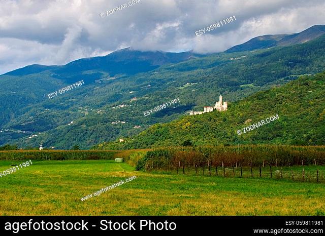 in der Nähe von Borgo Valsugana im Trentino, Castel Telvana - near Borgo Valsugana in Trentino, the Castel Telvana