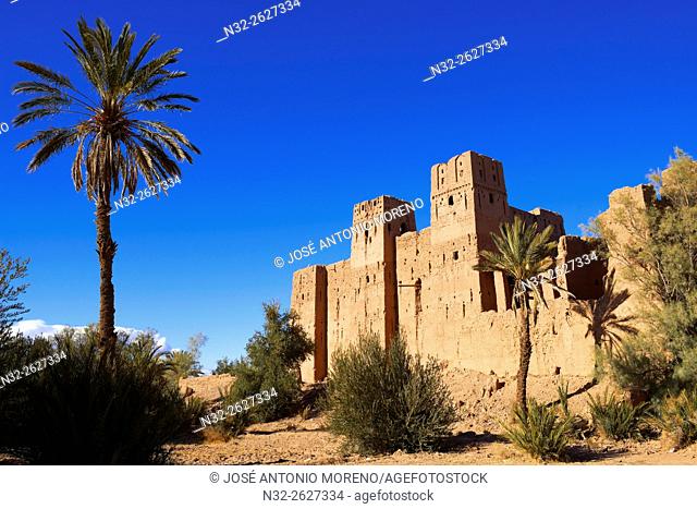 Old Kasbah, Skoura, Ouarzazate Region, Morocco, Africa