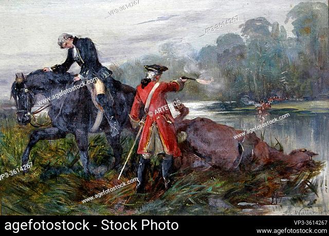 Waller Samuel Edmund - the Parting Shot 1 (After Culloden) - British School - 19th Century