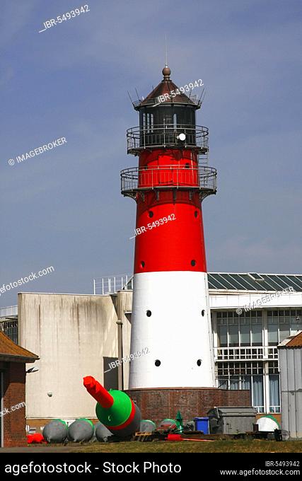 Büsum lighthouse, er, North Sea resort Büsum, Dithmarschen district, Schleswig-Holstein, Germany, Europe