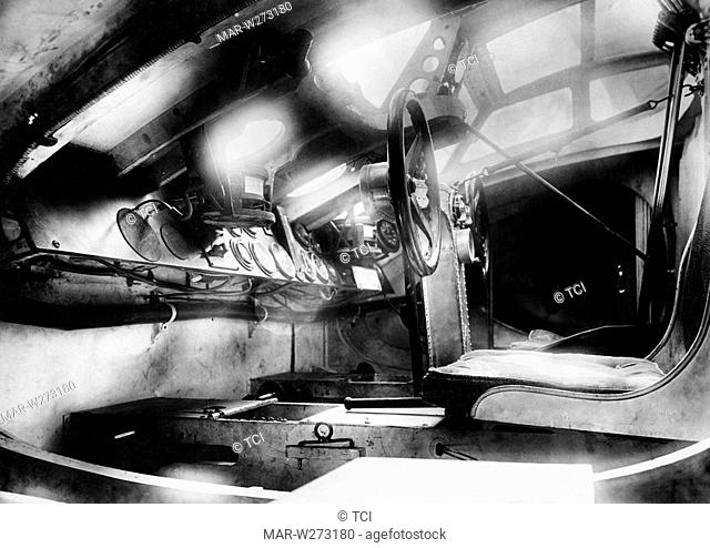 cabina di pilotaggio di aereo transatlantico, 1933