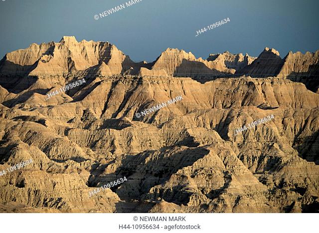 Badlands, National Park, South Dakota, USA, United States, America, landscape, rocks