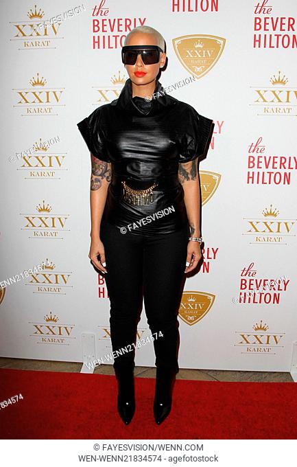 The XXIV Karat Launch Party At The Beverly Hilton Featuring: Amber Rose Where: Beverly Hills, California, United States When: 17 Oct 2014 Credit:...