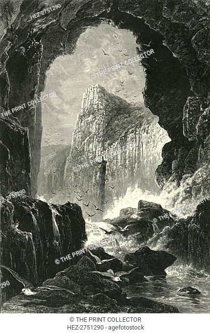 'The Lydstep Caverns (South Wales)', c1870