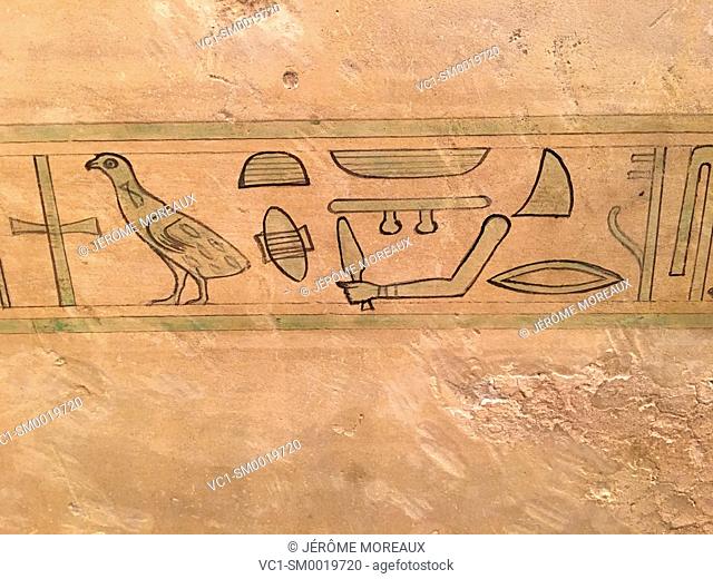 Egyptian hieroglyphs, Metropolitan Museum of Art, New York City