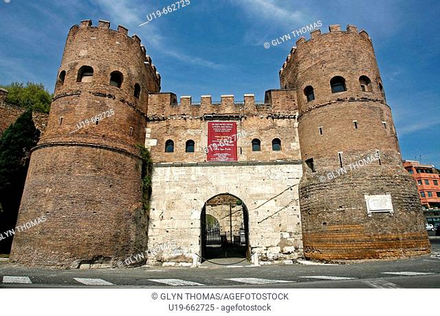 Porta San Paolo, Rome, Italy, Europe