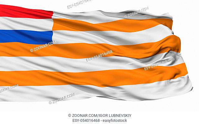 Orange Free State Flag, Isolated On White Background