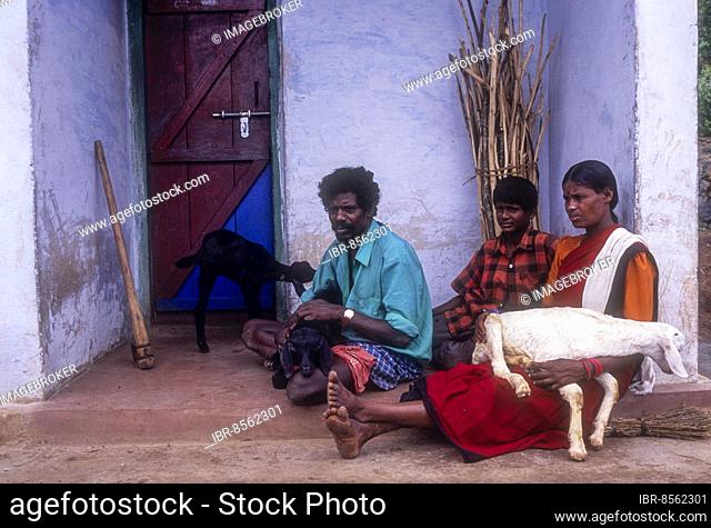Kurumba tribals near Coimbatore, Tamil Nadu, South India, India, Asia