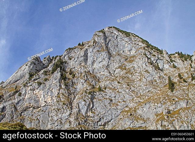 Die Benediktenwand ist ein 1801 m hoherGipfel in den Bayerischen Voralpen zwischen Jachenau im Süden und Benediktbeuern im Nordengelegen