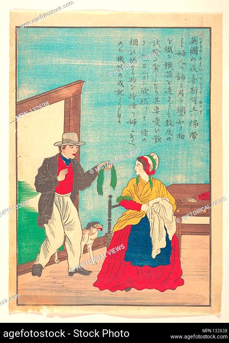 Lives of Great People of the Occident (Taisei ijin den): John Heathcoat (1783-1861). Artist: ç­†è€…ä¸è©³; Period: Meiji period (1868-1912); Date: ca