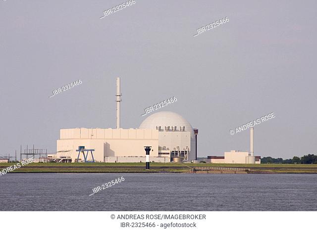 Brokdorf nuclear power plant, Schleswig-Holstein, Germany, Europe