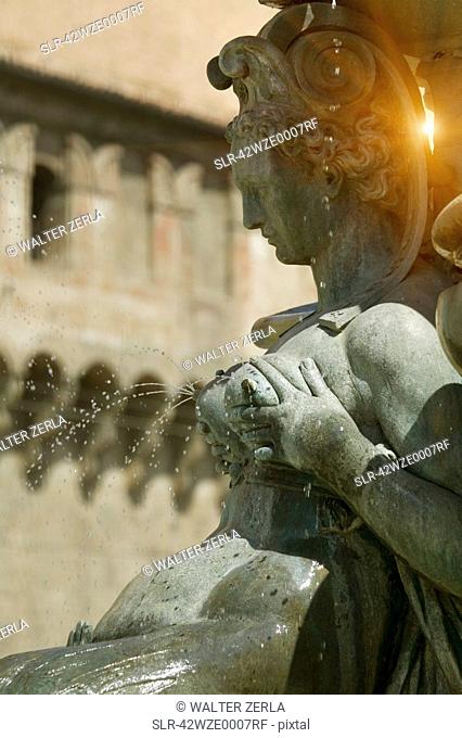 Ornate statue in fountain