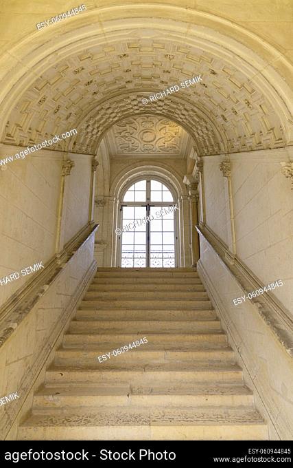 Serrant castle interior (Chateau de Serrant), Saint-Georges-sur-Loire, Maine-et-Loire department, France