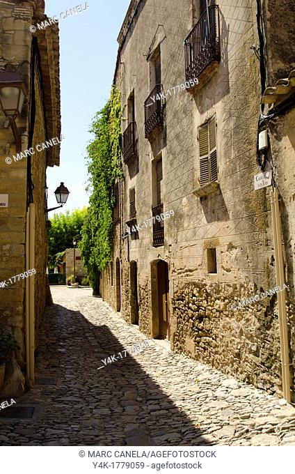 Europe, Spain, Girona, Peratallada, is a town in the municipality of Forallac, in the county of Baix Empordà, in Catalonia