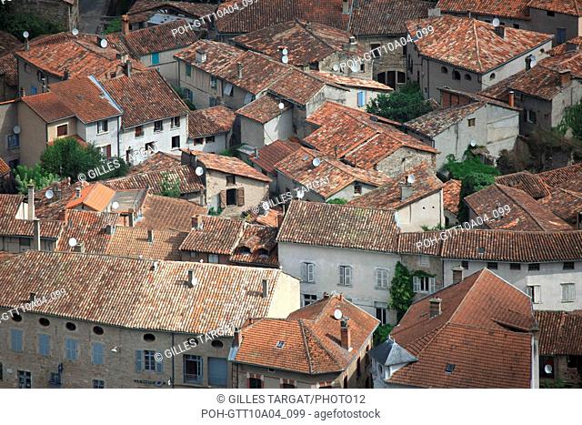 tourism, France, Region Midi Pyrenees, tarn et garonne, 82, gorges de l'Aveyron, SAINT ANTONIN NOBLE VAL, middle ages, old stones, patrimony, history, panorama