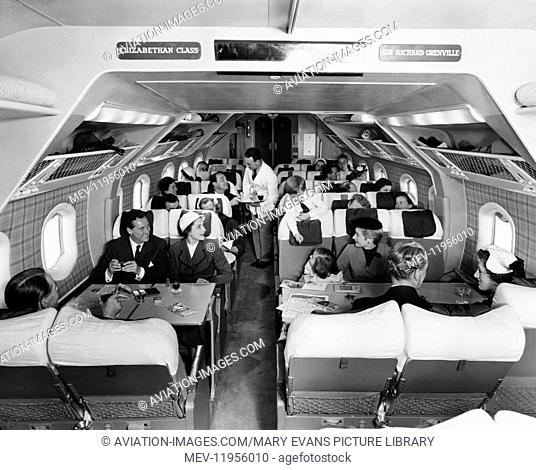 Bea Airspeed As-57 Ambassador Airliner Cabin-Interior Named Sir Richard Grenville