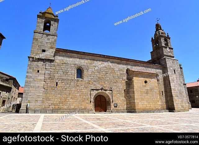 San Felices de los Gallegos, Nuestra Señora Entre Dos Alamos Church (16th century). Las Arribes del Duero, Salamanca province, Castilla y Leon, Spain