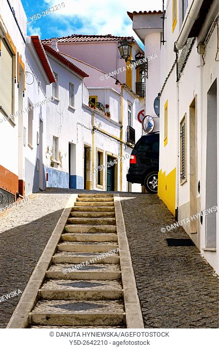 Europe, Portugal, Algarve, Faro district, Lagos, old town, characteristic narrow up and down streets