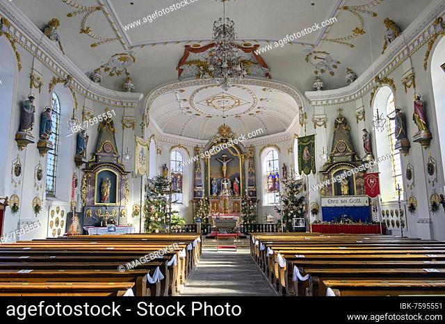 St. Magnus Church in Buchenberg, Allgäu, Bavaria, Germany, Europe