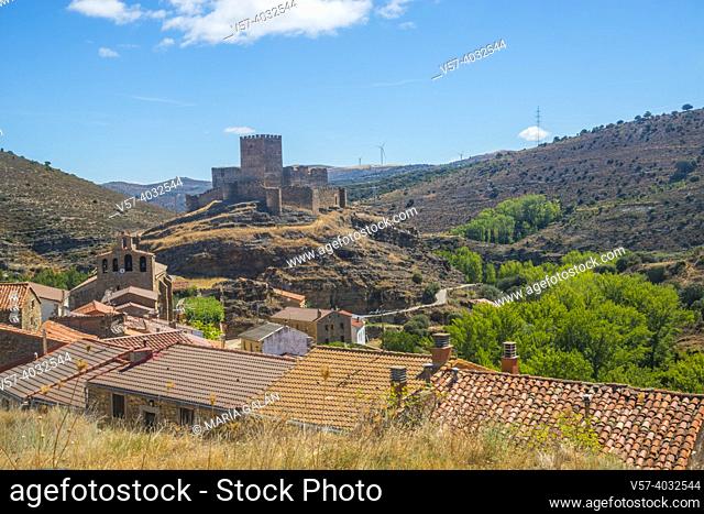 Overview. Magaña, Soria province, Castilla Leon, Spain