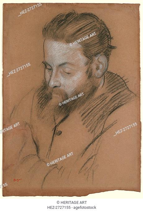 Diego Martelli, 1879. Creator: Edgar Degas (French, 1834-1917)