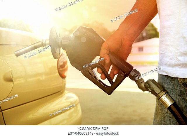 an image of gas pump in the hand