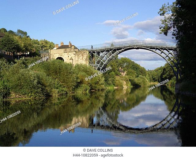 Ironbridge, iron, bridge, gorge, River Severn, river, Severn, Shropshire, England, Europe, UK, United Kingdom, United