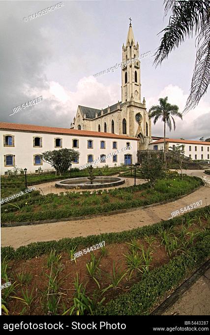 Monastery Caraca and garden, Minas Gerais, Brazil, Monastery Caraca and garden, Minas Gerais, Brazil, South America