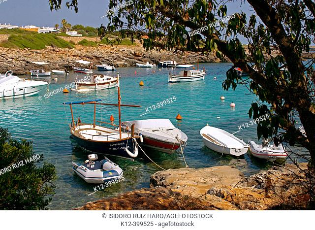Binisafua Cove. Minorca, Balearic Islands. Spain
