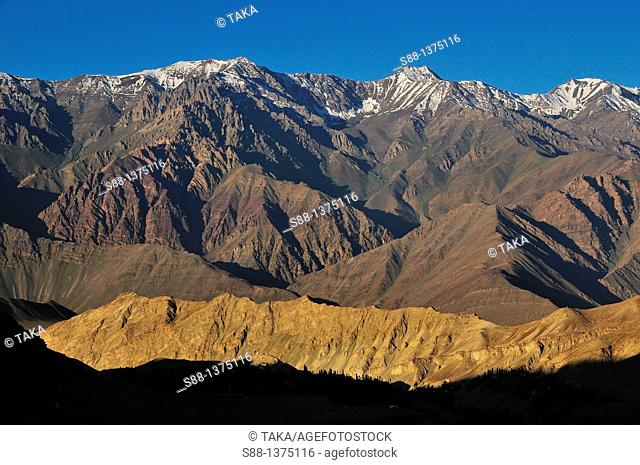 Desolate mountain view from Likkir
