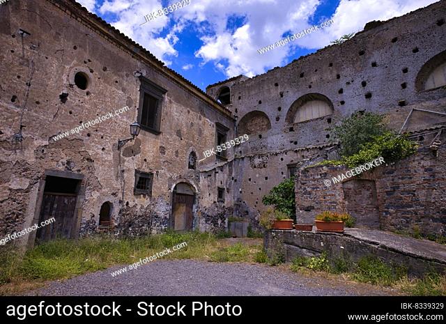 Former monastery, Monastero, Convento di San Giorgio, Old Town, Randazzo, Sicily, Italy, Europe