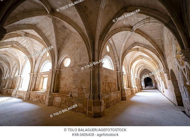 monasterio de Santa María la Real de Huerta, construido entre los siglos XII y XVI, Santa María de Huerta, Soria, comunidad autónoma de Castilla y León, Spain