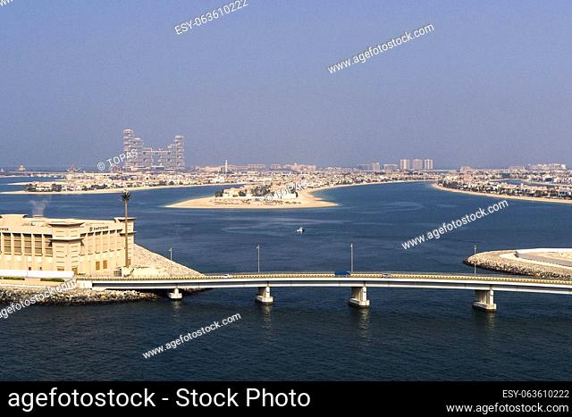 Dubai, United Arab Emirates - The New Dubai Marina at The Palm Jumeirah