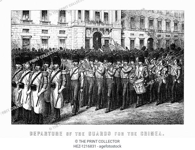 Departure of the Guards for the Crimea, 1854 (1899). The Crimean War lasted from 28 March 1854 until 1856 and was fought between Imperial Russia on one side and...