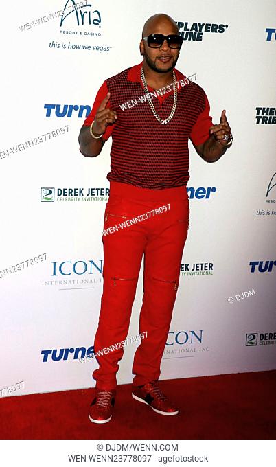 Derek Jeter Celebrity Invitational Gala held at Aria Resort & Casino in Las Vegas Featuring: Flo Rida Where: Las Vegas, Nevada