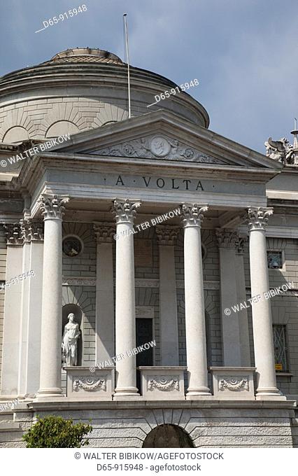 Italy, Lombardy, Lakes Region, Lake Como, Como, Tempio Voltiano, museum to Como-born Alessandro Volta, inventor of the electric battery