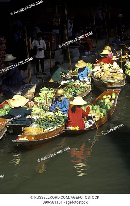 Floating Market, Damneon Saduak, Thailand