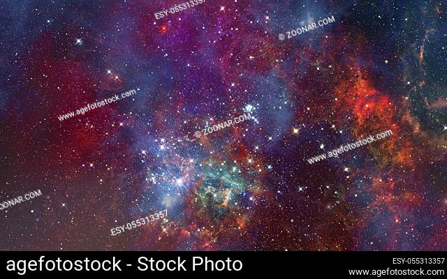 Reflection nebula the site of star formation. Elements of this image furnished by NASA