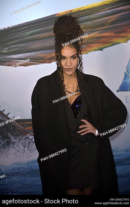 Frances Alina Ascione attends the Italian premiere of the movie ""Avatar: The Way of Water"" Rome, (Italy) December 13th, 2022. - Rome/Italien