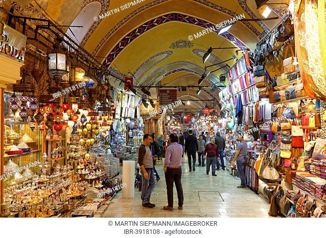Grand Bazaar or Kapali Çarsi, Beyazit, European part, Istanbul, Turkey