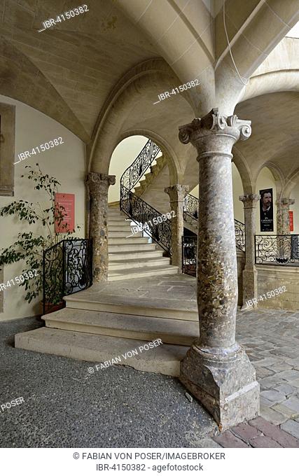 Casal Solleric city palace, today a museum, Passeig del Born, Palma de Mallorca, Majorca, Balearic Islands, Spain