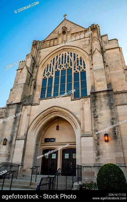 Grand Island, NE, USA - August 16, 2019: The St. Mary Cathedral Church