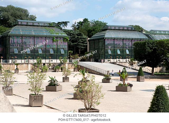 Paris, garden des plantes, greenhouse, Photo Gilles Targat