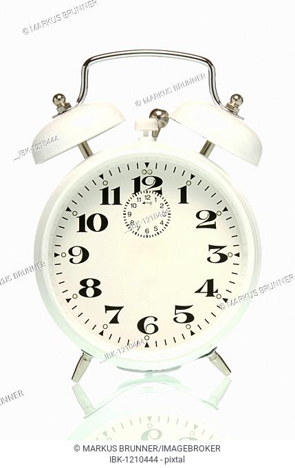 Alarm clock without hands, symbolic picture for no appointments
