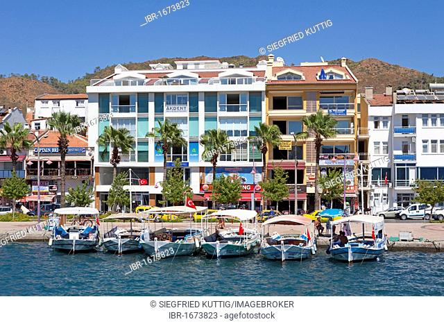 Port, Marmaris, Turkish Aegean, Turkey, Asia
