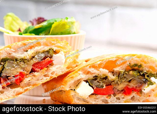 baguette, vegetarian, sandwich