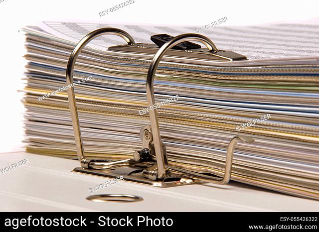 folder, paper stack