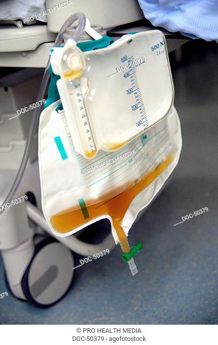 Bags fŸr urinary measurement at a intensive care unit