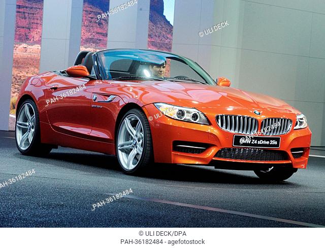 BMW Z4 is unveiled on the first press day of the North American International Auto Show (NAIAS) in Detroit, USA, 14 January 2013