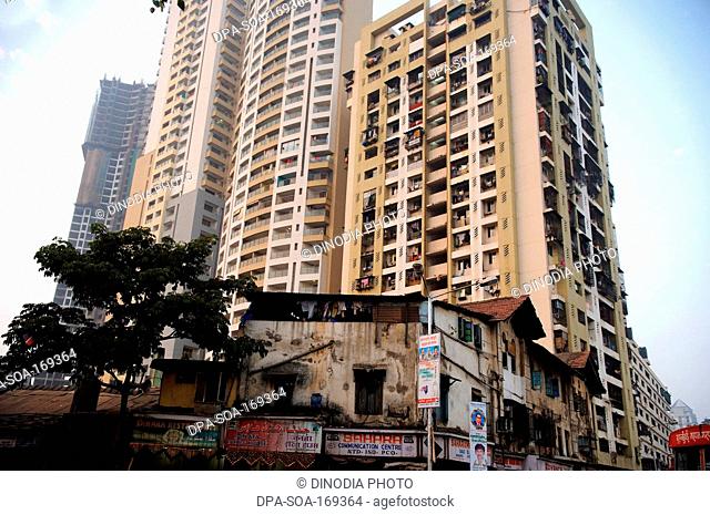 High rise in Kamathipura , Bombay Mumbai , Maharashtra , India